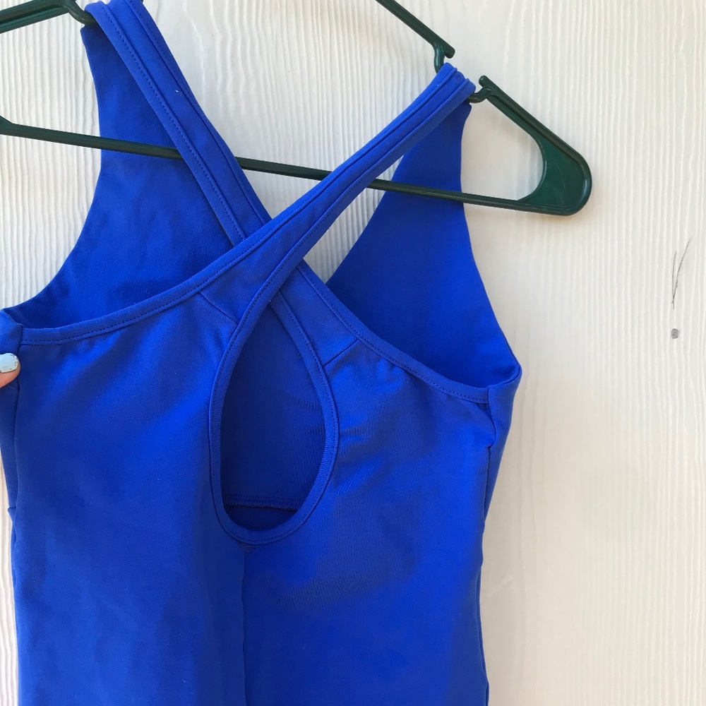 Bia Brazil cobalt blue activewear tank top